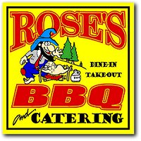 logo for Rose's BBQ & Catering in Hattiesburg